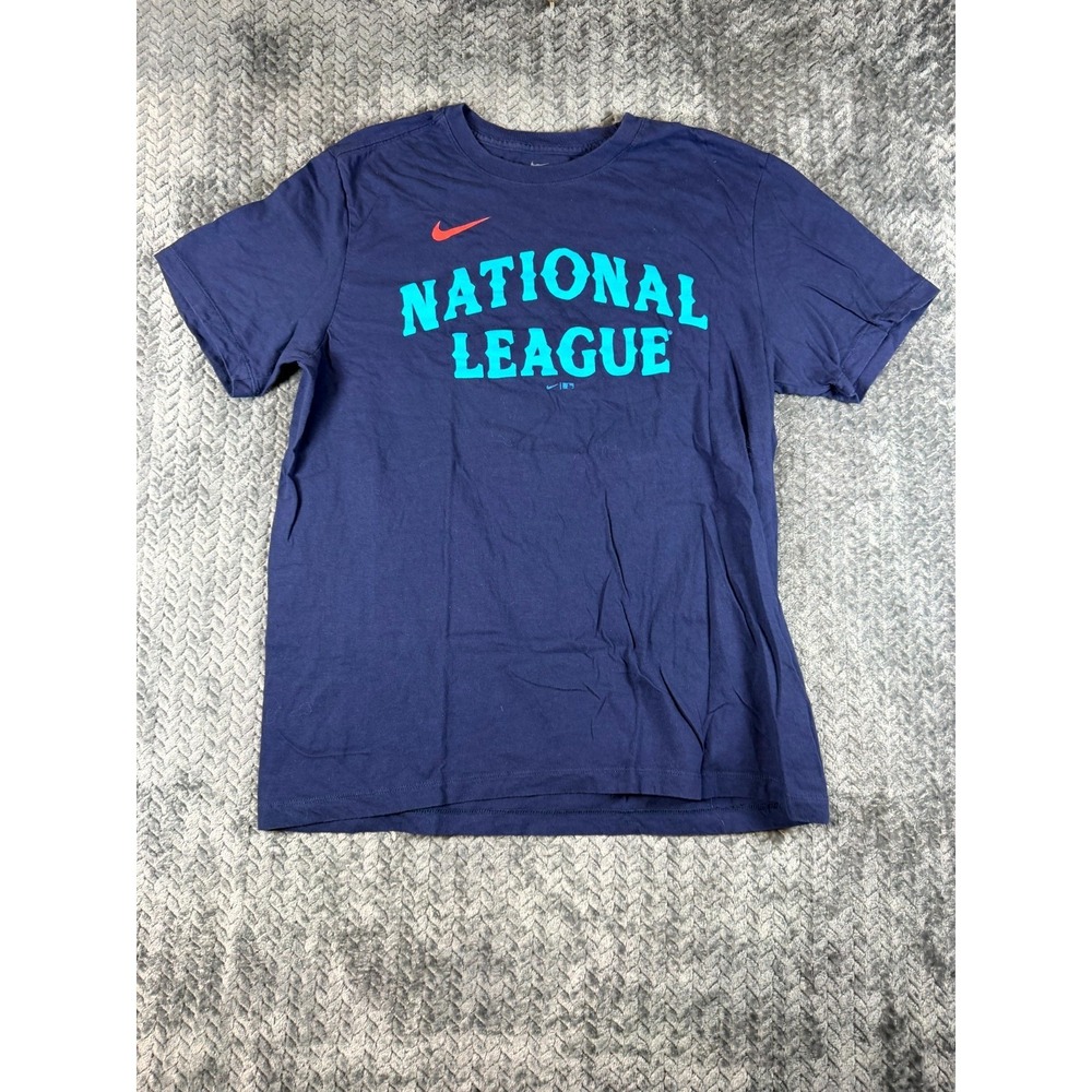 National League Shirt Men Large Blue Bryce Harper #3 Nike Baseball All Star Game